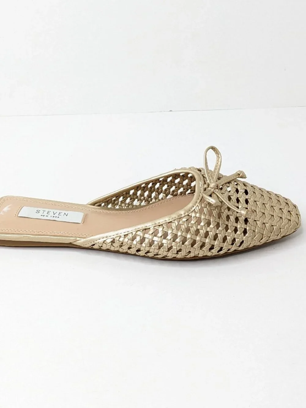 Steven New York Celeste Mules, Gold, Women's 7 - Picture 3 of 5